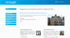 Desktop Screenshot of huy-en-ligne.be